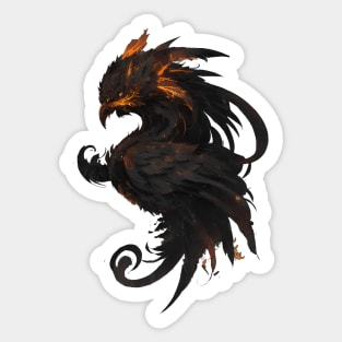 Mythical Chinese Phoenix Bird Sticker